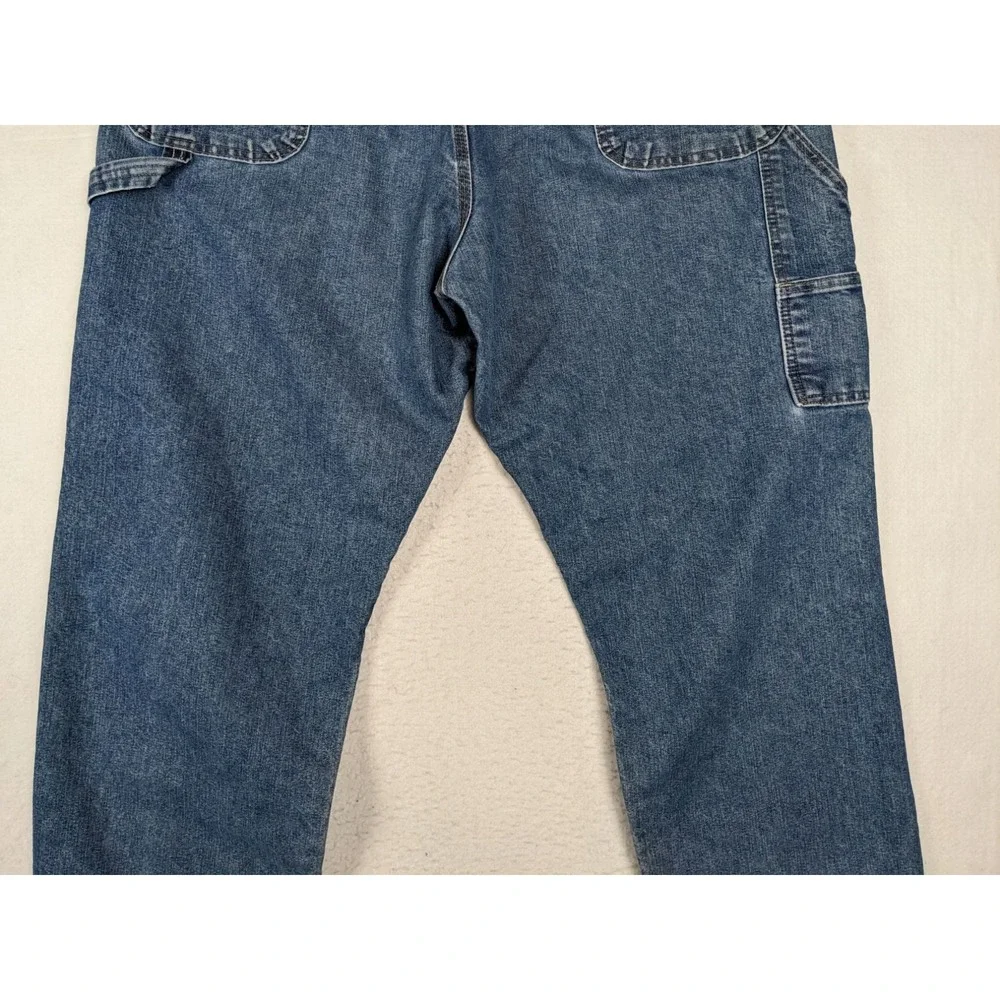 Wrangler Carpenter Jeans 40 x 32 Mens Blue Denim Cotton Blend